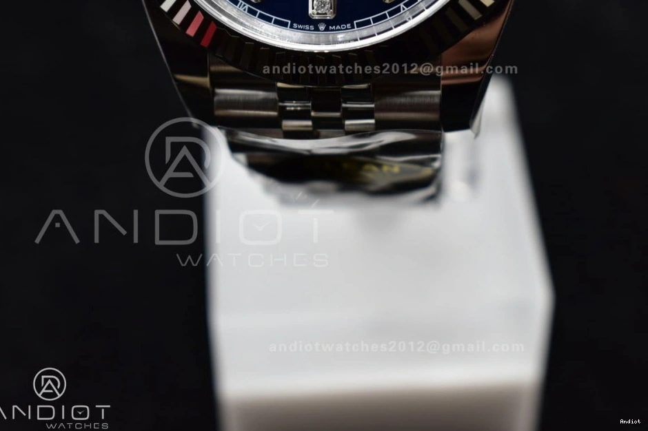 Edition 126334 On 904L Best Steel VR3235 SS Diamonds DateJust Dial Clean Jubilee Blue Bracelet 41 1:1 0402